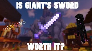 Is the Giant's Sword Worth it? | Hypixel Skyblock