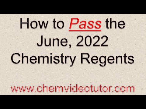 Video: Có bao nhiêu câu hỏi trên Chem Regents?