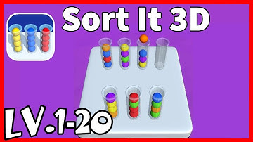 Sort it 3D IOS Gameplay Walkthrough Level 1-20