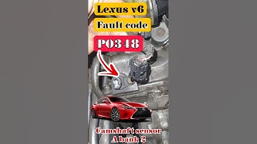 P0348 Camshaft position sensor A circuit high bank 2 lexus v6 #shortvideo #repair #P0348