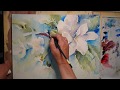 Aquarell Blumen Schritt für Schritt - Watercolor step by step