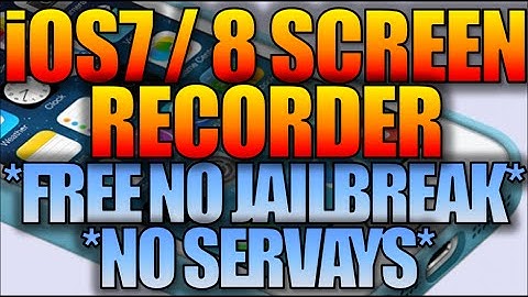 iOS 10 / iOS 9 / iOS 8 Screen Recorder [FREE NO JAILBREAK] iPhone / iPad How to Record iOS10 Display