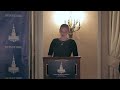 Catherine Glenn Foster Address at Leadership and the Law Awards Dinner