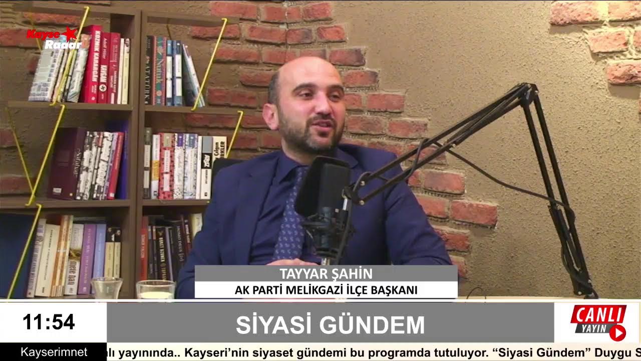 Tayyar Şahin’den Melikgazi Gündemine Dair Açıklamalar