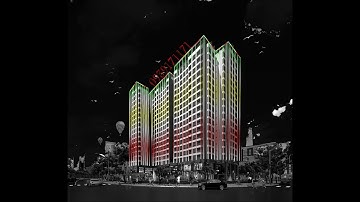 đèn led trang trí tòa nhà cao ốc , đèn led building | thiết kế đèn led chiếu sáng tòa nhà