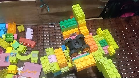 Asmr satisfying building blocks classic, diy lego fighter aircraft J-35 $1