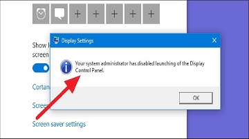 How to Prevent Windows Users From Changing the Screen Saver