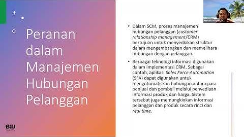Konsep Dasar Sistem ERP: CRM dan SCM