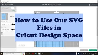 using svg files not created in cricut design space