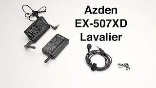 Azden Ex 507Xd Lavalier Microphone For Pro-Xd Wireless System Or Phone