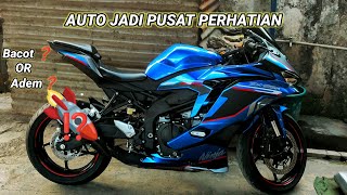 PASANG KNALPOT PROSPEED VIPER SLIP ON DI MOTOR ZX 25 R