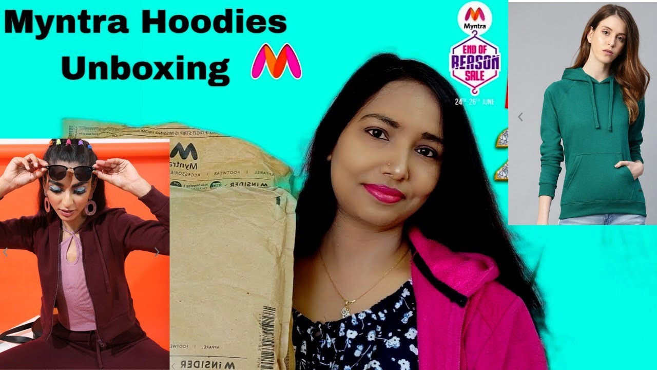 Myntra Hoodies Haul Myntra Winter wear Myntra Sweatshirt Haul YouTube