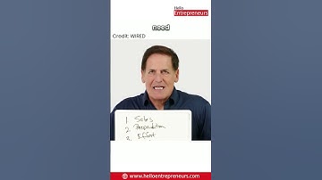 "Mark Cuban answers why do most businesses fail"