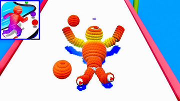 Rope-Man Run Gameplay New Upload Max Levels (iOS/Android)