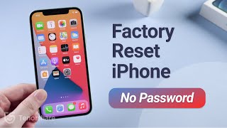 How to Factory Reset iPhone without Password 2021 [Step by Step]