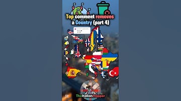 Top comment removes a Country I Part 4 I #map #remove #countries #europe #topcomment #shorts #fyp
