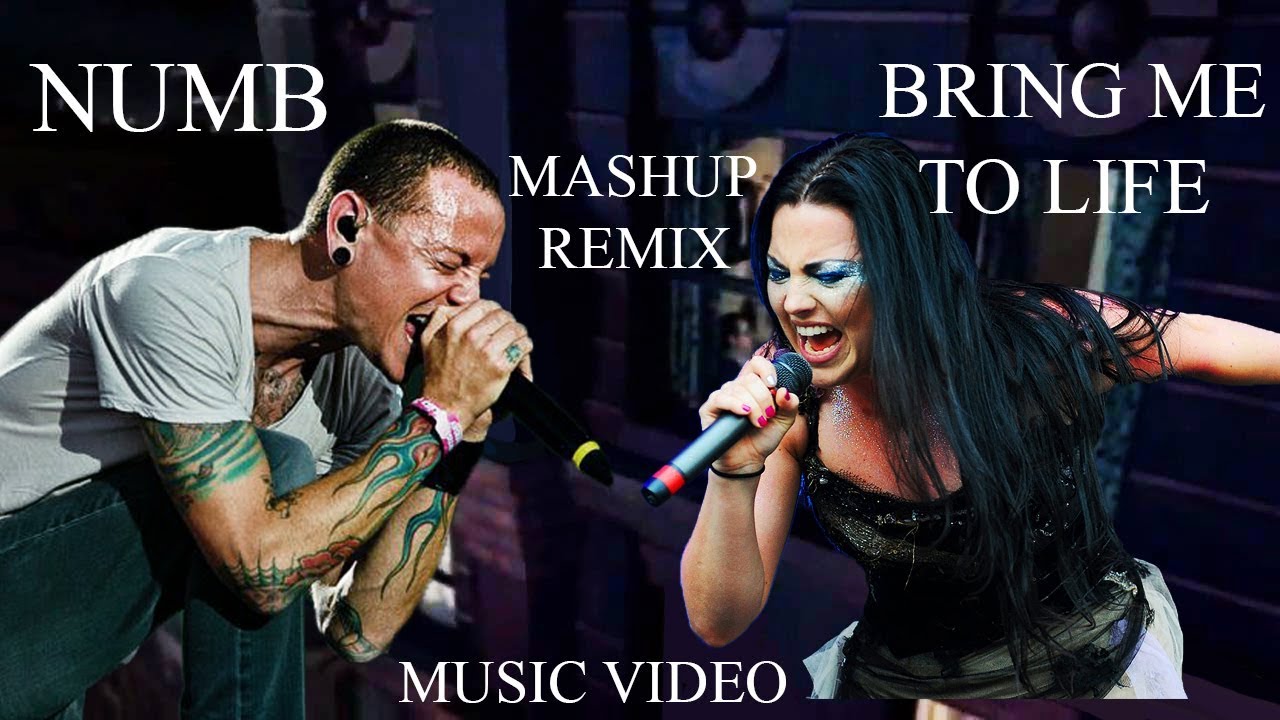 Linkin Park  Evanescence   Numb Life Official Video   Mashup Numb  Bring Me To Life