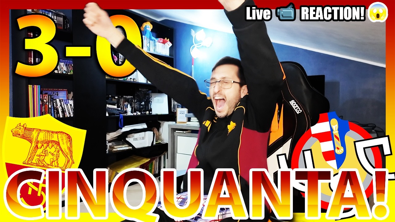 QUARTI‼️ ROMA-CREMONESE 3-0 [Live reaction]