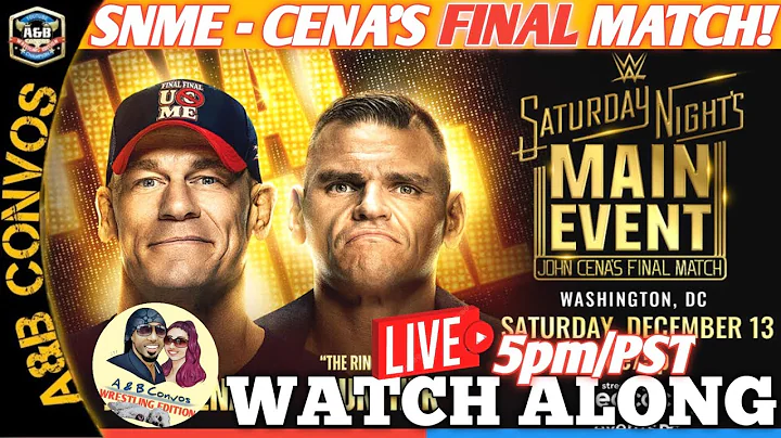 🔴 WWE Saturday Night's Main Event LIVE Stream Watch Along  | Cena's FINAL Match! 12/13/25