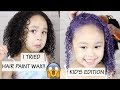 I Tried Hair Paint Wax On My Child's Hair!!! | Kid's Curls