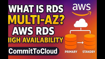 What is RDS Multi-AZ ? | AWS RDS High Availability Explained in Simple Terms |