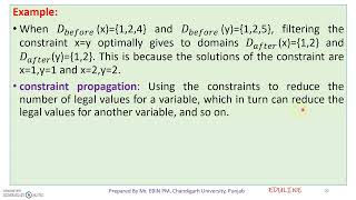 MODULE 3 - TOPIC 9 - CONSTRAINT PROPAGATION