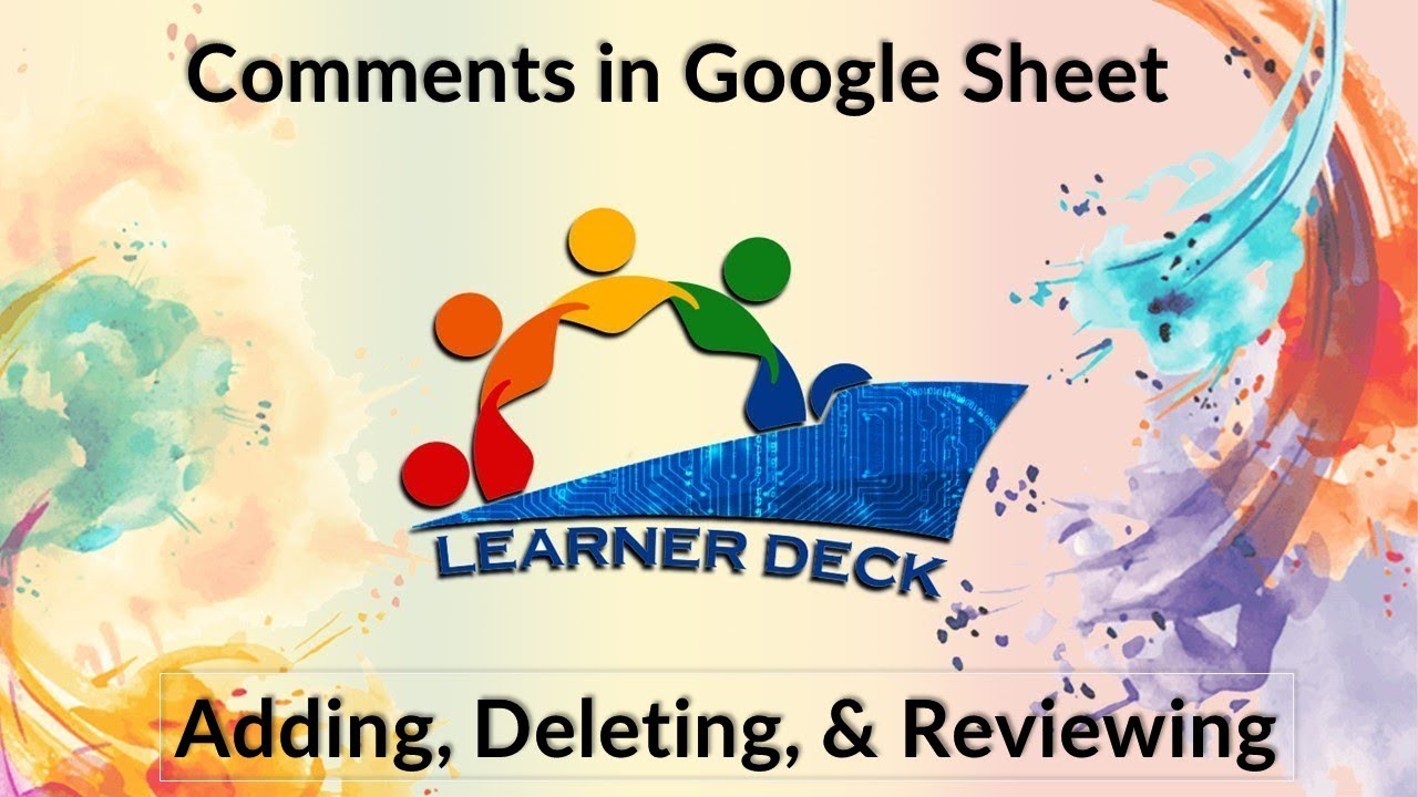 How To Add Comments In Google Sheets YouTube How To Add Comments In Google Sheets YouTube
