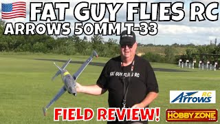 ARROWS 50MM T-33 FIELD REVIEW by FGFRC #aviation #rc #rcjets #airplane