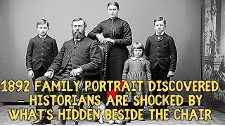 1892 Family Portrait Discovered — Historians Are Shocked by What’s Hidden Beside the Chair