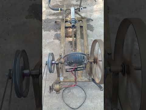 التجربه الرابعه للمحرك البخاري على عزم الدوران والجر #اصنع_بنفسك #energy_fre