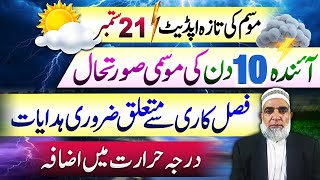 Weather Forecast for Next 10 days in Pakistan || Crop Reformer