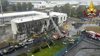 Un avion de tourisme s'écrase près de Milan : huit morts