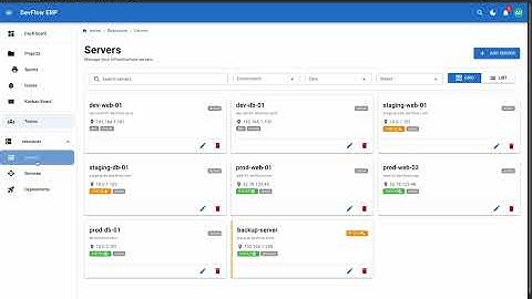 DevFlow ERP 데모영상