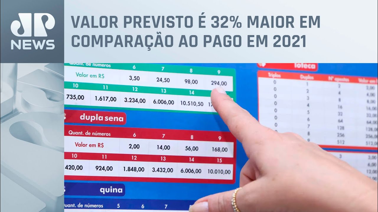 Prêmio estimado da Mega da Virada 2022 sobe para R$ 500 milhões Prêmio estimado da Mega da Virada 2022 sobe para R$ 500 milhões
