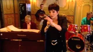 Ruby Wax watches Liza Minelli rehearse for her Cabaret performance