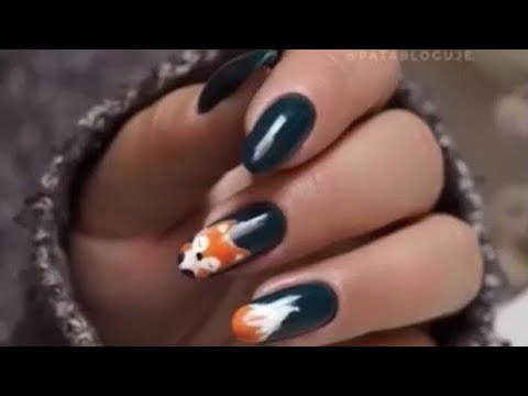 Semilac Foxy Nail Art Youtube