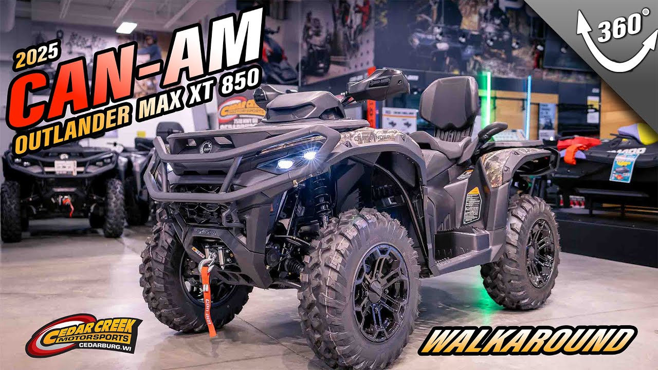 Walkaround | 2025 Can-Am® Outlander MAX XT 850 Wildland Camo - YouTube