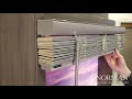 SmartPrivacy® Faux Wood Blinds Featuring Performance Cordless