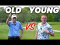 OLD GOLFER TAKES ON YOUNG GOLFER - MONEY MATCH