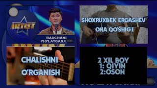 SHOXRUXBEK ERGASHEV - ONA qo'shig'ini GITARADA CHALISHNI OʻRGANISH / GITARA DARSI / artist / shoxrux