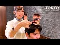 The Best Healing At An Upscale Barbershop In Tokyo Haircut Head Massage Hair Washing And Shaving