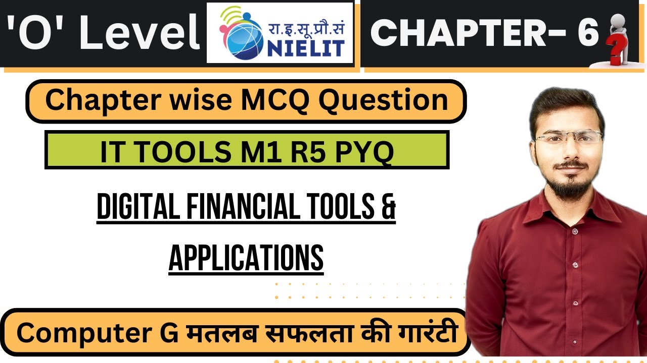 M1-R5.1 IT Tools Chapterwise Most Important Questions chapter #8