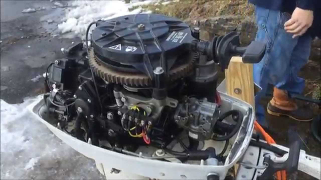 How To Add Electric Start to Outboard Motor - YouTube wiring boat diagram free download schematic 