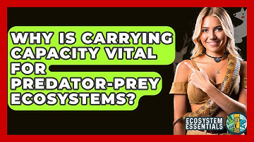 Why Is Carrying Capacity Vital For Predator-prey Ecosystems? - Ecosystem Essentials