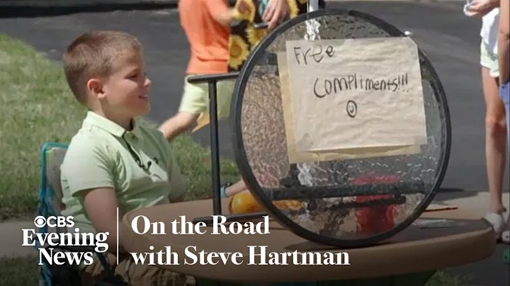 9-year-old boy opens a "compliment stand" to boost people's self esteem