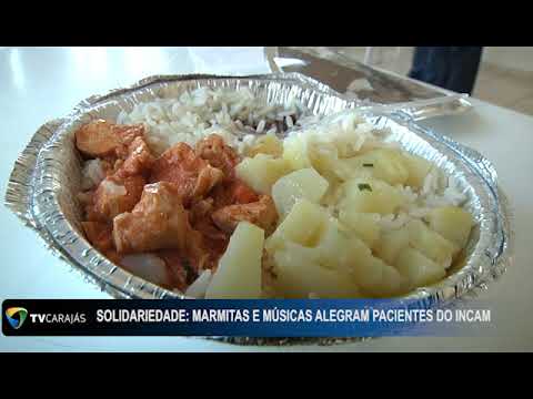 Solidariedade: Marmitas e músicas alegram pacientes do INCAM