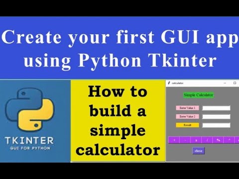 How To Make a Calculator app using Python and Tkinter. By Codextive