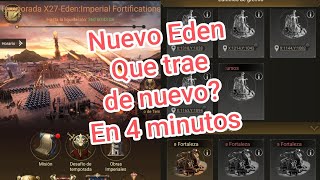 Nuevo Eden/ Imperial Fortifications/ Que trae de nuevo?/ EDIFICIOS / Rise of Castles 