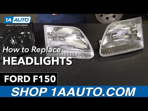 How To Replace Headlights 98-00 Ford F150