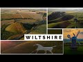 Wiltshire from above cinematic 4k drone footage